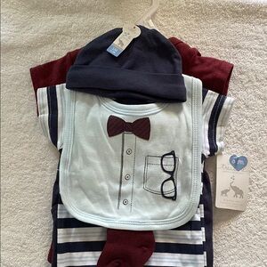 Blue and Red Bibs Accessories Set‎